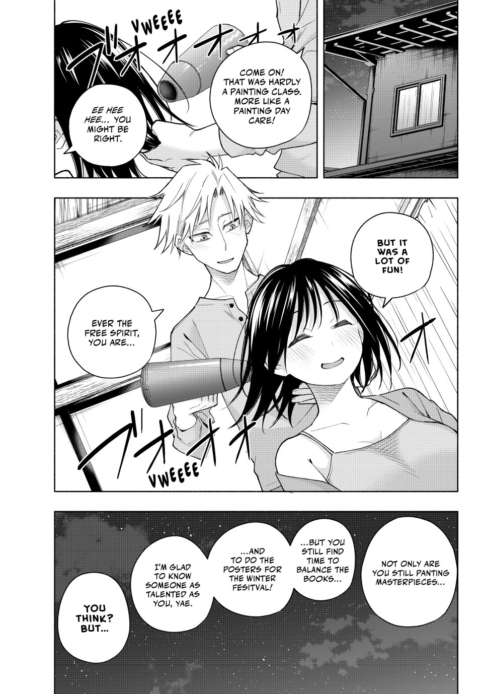 Amagami-san Chi no Enmusubi Chapter 188 page 7 - Chapter 188: Tying the Skies Together—Night