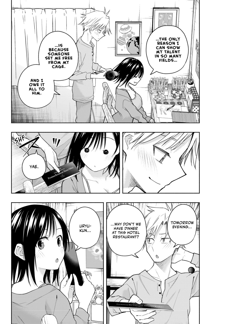 Amagami-san Chi no Enmusubi Chapter 188 page 8 - Chapter 188: Tying the Skies Together—Night
