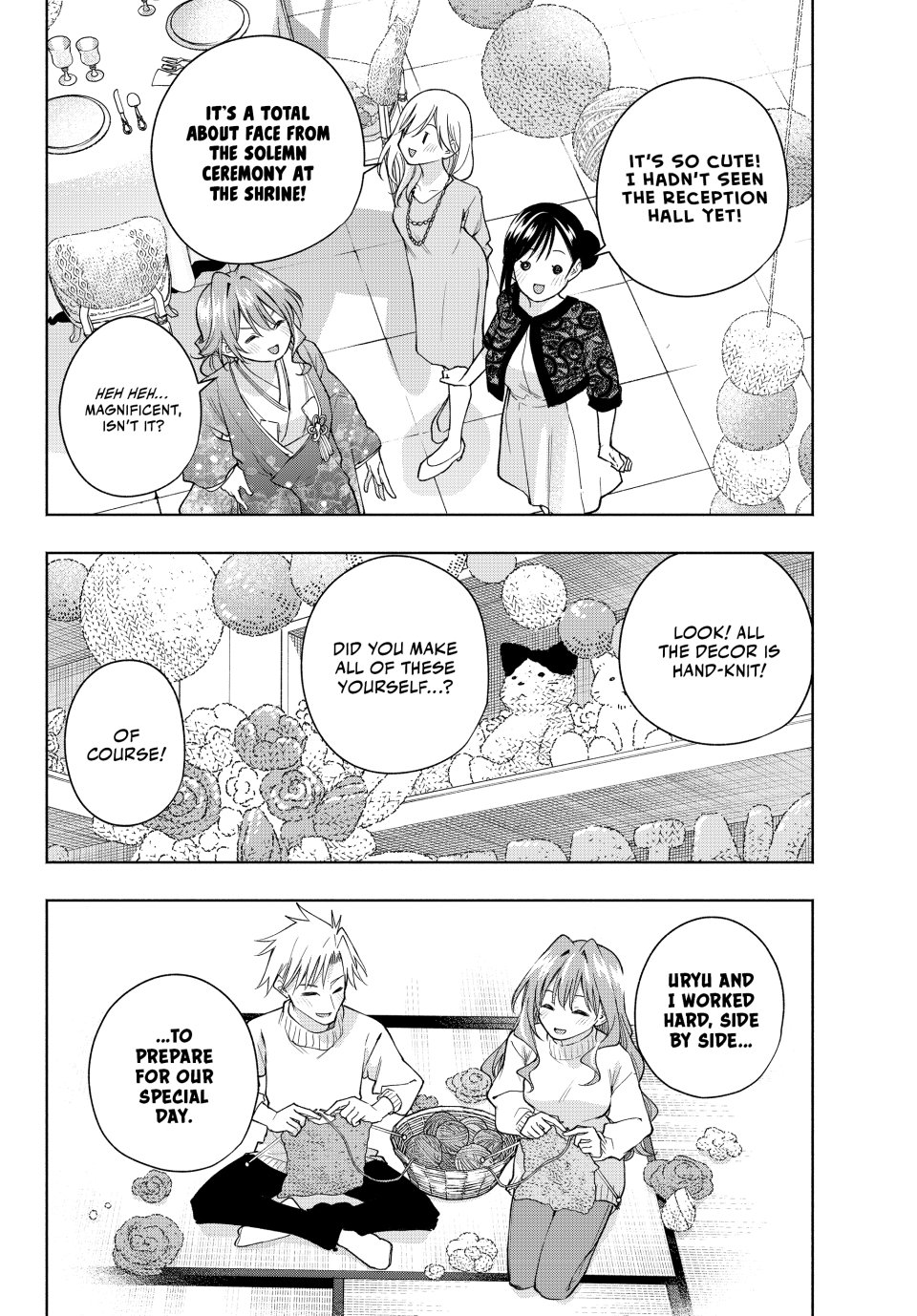 Amagami-san Chi no Enmusubi Chapter 193 page 10 - Chapter 193: Tying the Skies Together—Stitch