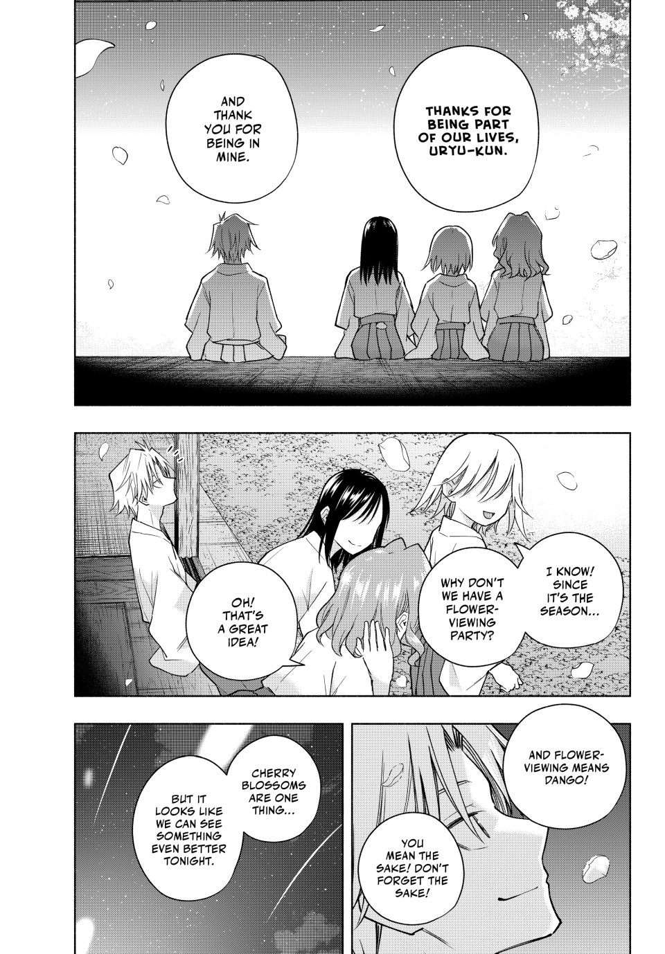Amagami-san Chi no Enmusubi Chapter 194 page 14 - Chapter 194: A Miraculous Ending [END]