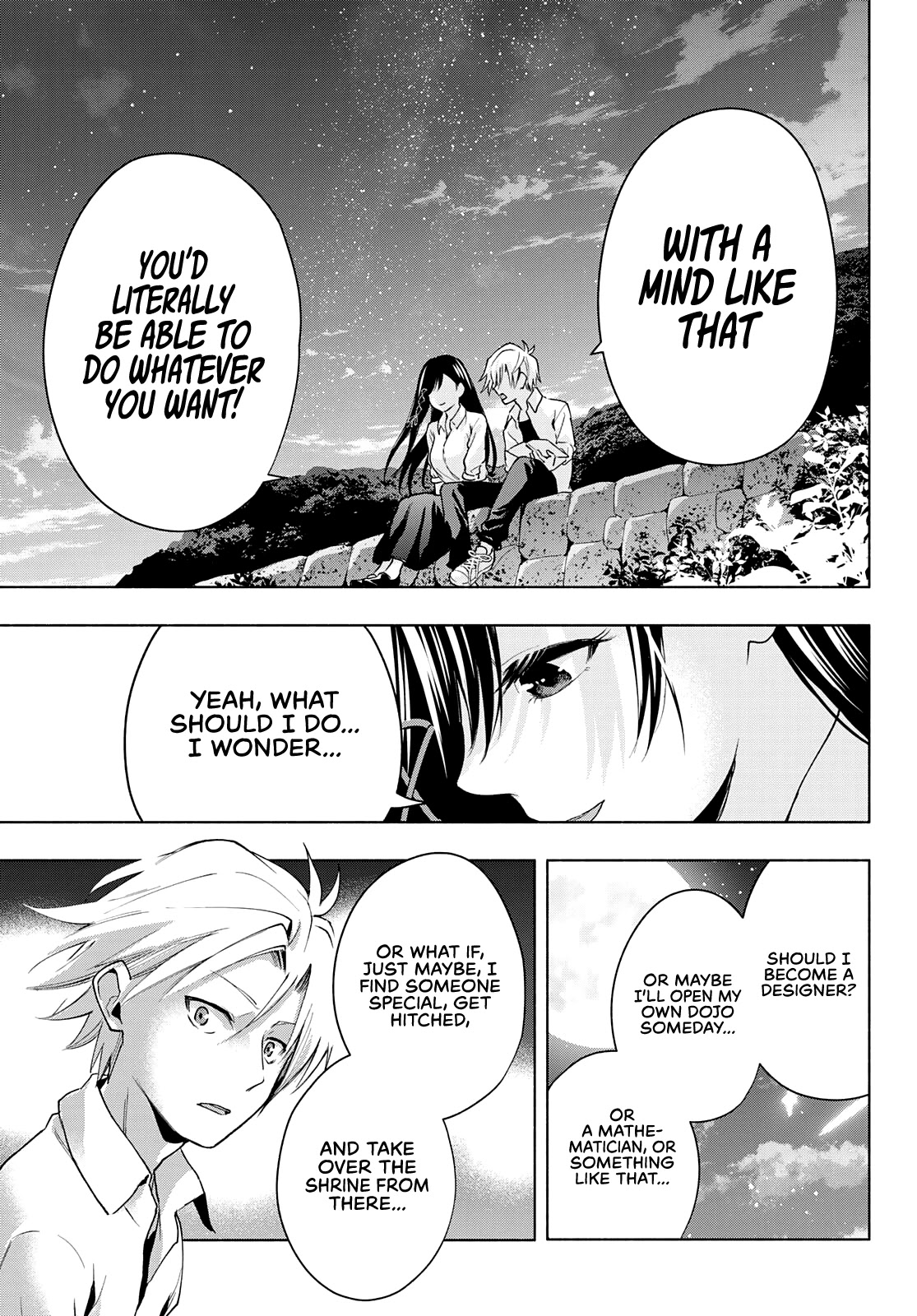 Amagami-san Chi no Enmusubi Chapter 20 page 16 - Chapter 20: Dreams, the Moon, and Dreams, Part 6