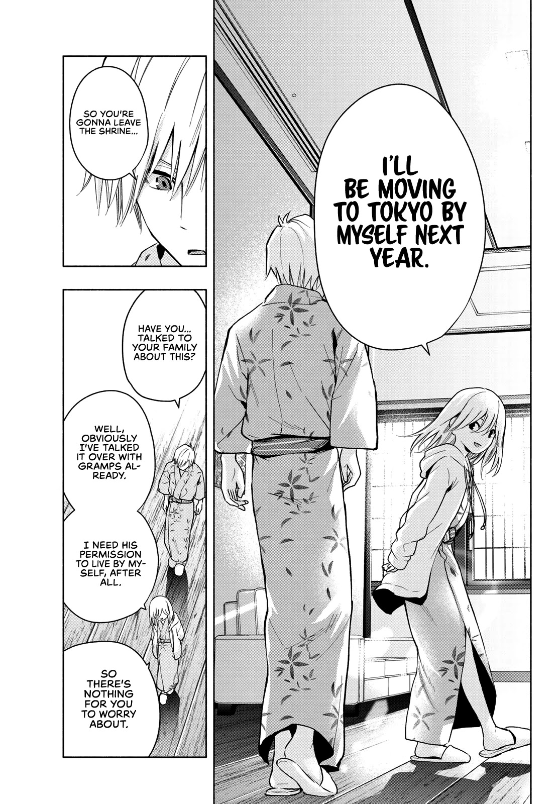 Amagami-san Chi no Enmusubi Chapter 22 page 14 - Chapter 22: Dreams, the Moon, and Dreams, Part 8