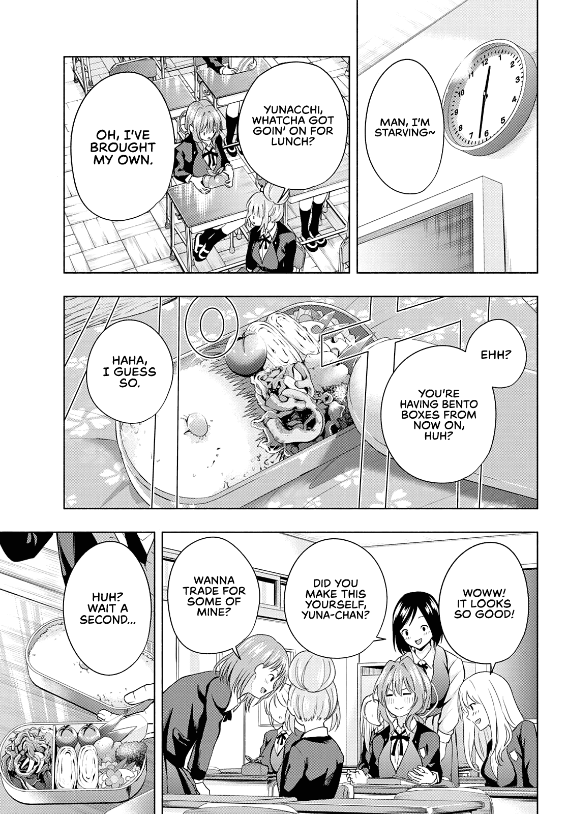 Amagami-san Chi no Enmusubi Chapter 28 page 14 - Chapter 28: Bentos and a speck in the sea