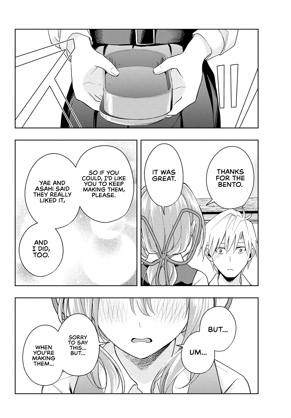 Amagami-san Chi no Enmusubi Chapter 28 page 19 - Chapter 28: Bentos and a speck in the sea