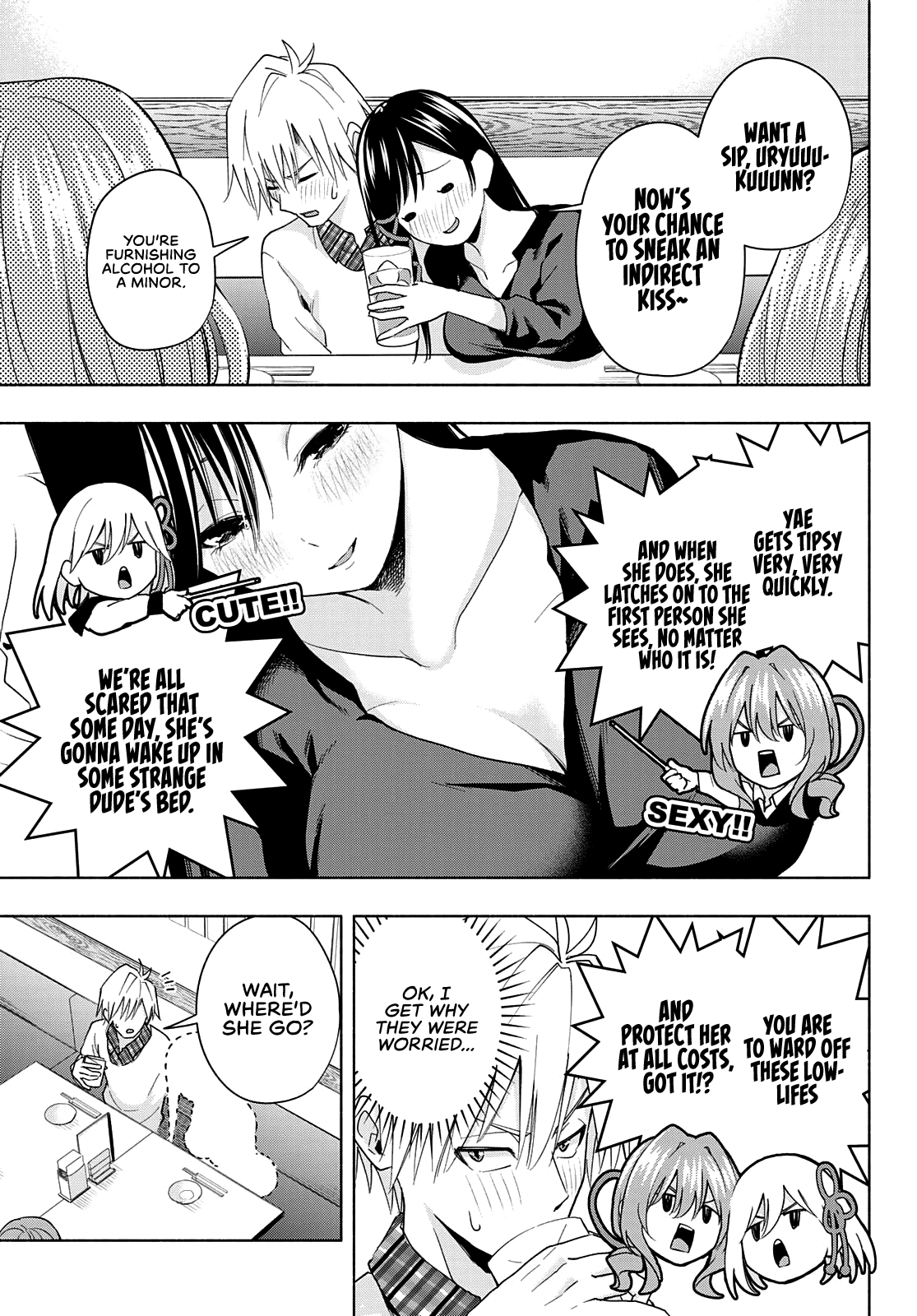 Amagami-san Chi no Enmusubi Chapter 29 page 6 - Chapter 29: Drink the night away