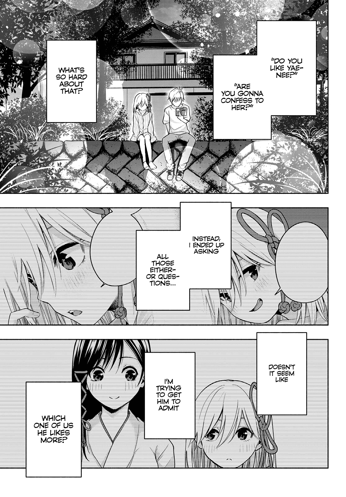 Amagami-san Chi no Enmusubi Chapter 34 page 12 - Chapter 34: The true colors of the night, Yearning