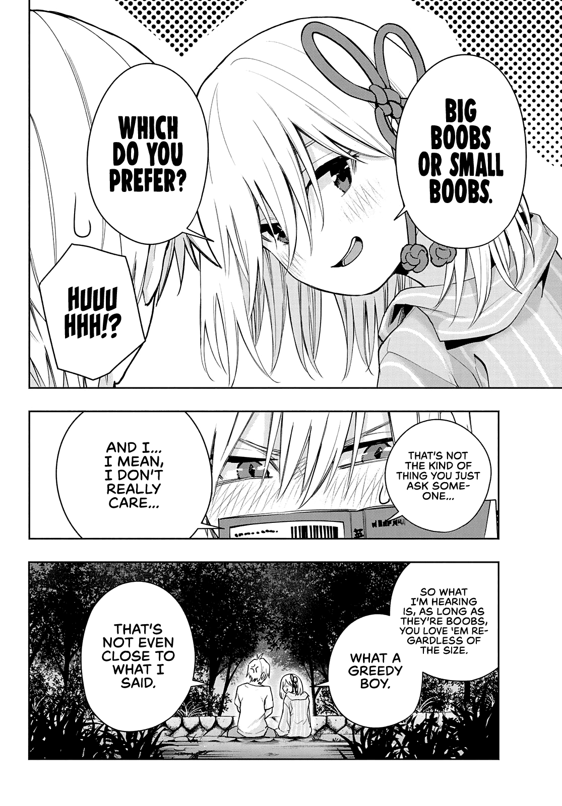 Amagami-san Chi no Enmusubi Chapter 34 page 9 - Chapter 34: The true colors of the night, Yearning