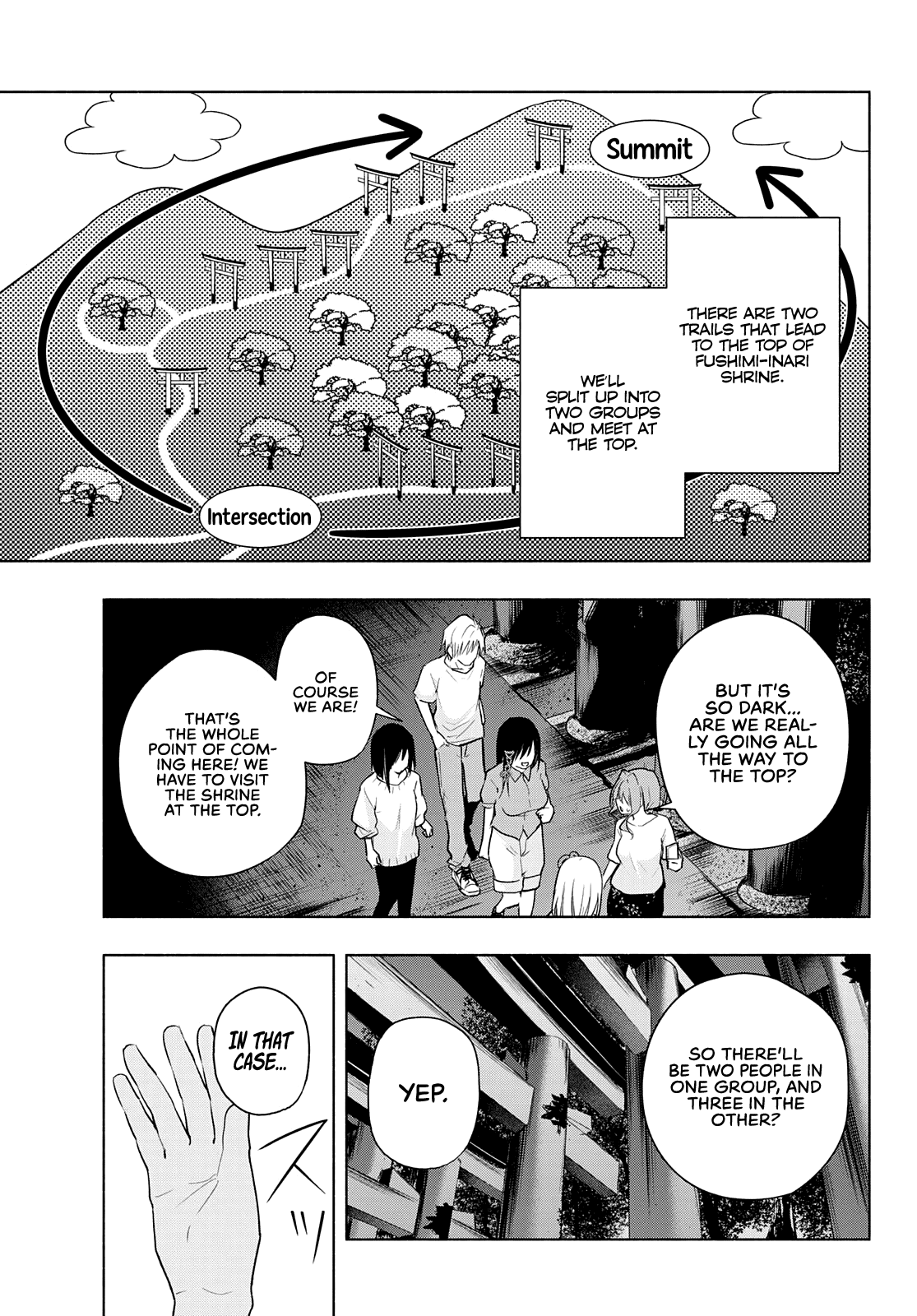 Amagami-san Chi no Enmusubi Chapter 36 page 10 - Chapter 36: The true colors of the night, Contention