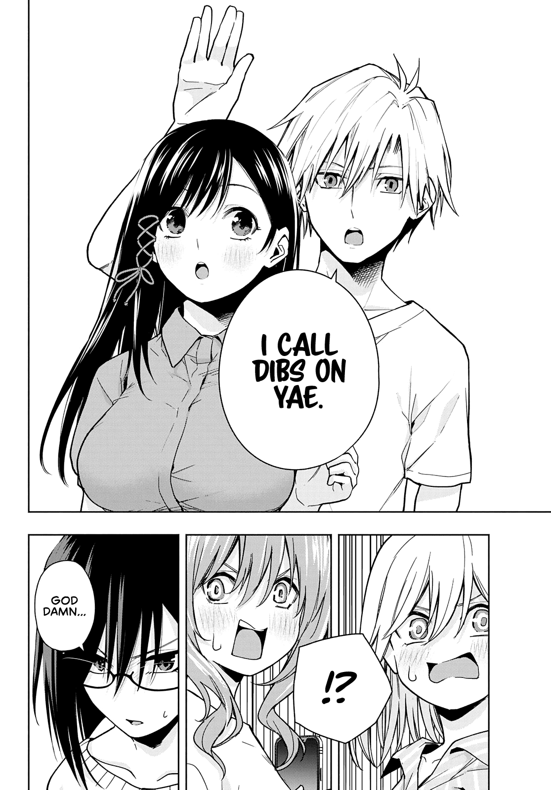 Amagami-san Chi no Enmusubi Chapter 36 page 11 - Chapter 36: The true colors of the night, Contention