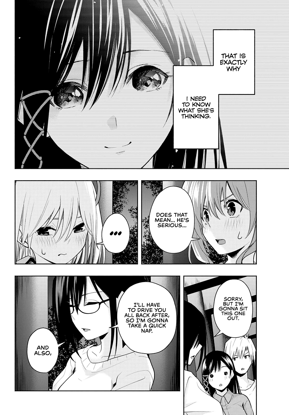 Amagami-san Chi no Enmusubi Chapter 36 page 13 - Chapter 36: The true colors of the night, Contention