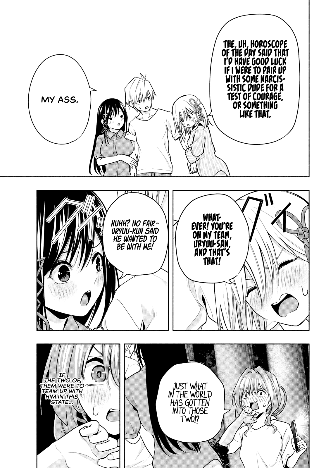Amagami-san Chi no Enmusubi Chapter 36 page 17 - Chapter 36: The true colors of the night, Contention
