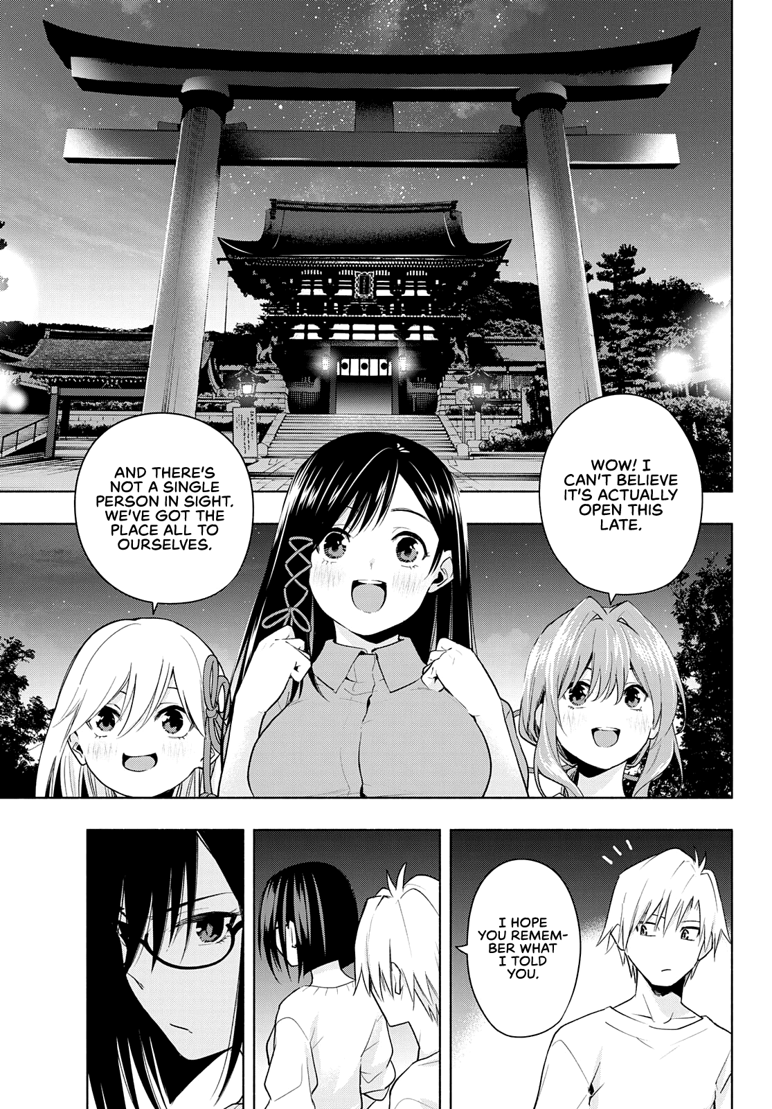 Amagami-san Chi no Enmusubi Chapter 36 page 4 - Chapter 36: The true colors of the night, Contention