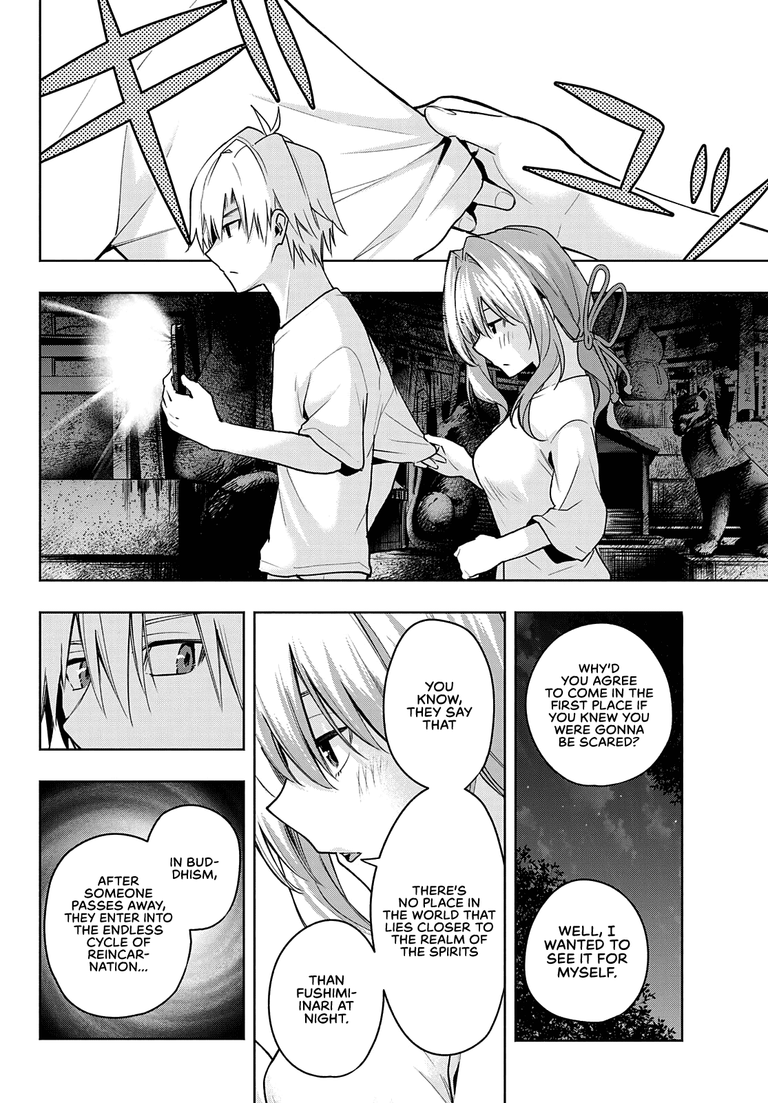 Amagami-san Chi no Enmusubi Chapter 37 page 9 - Chapter 37: The true colors of the night, Cascade