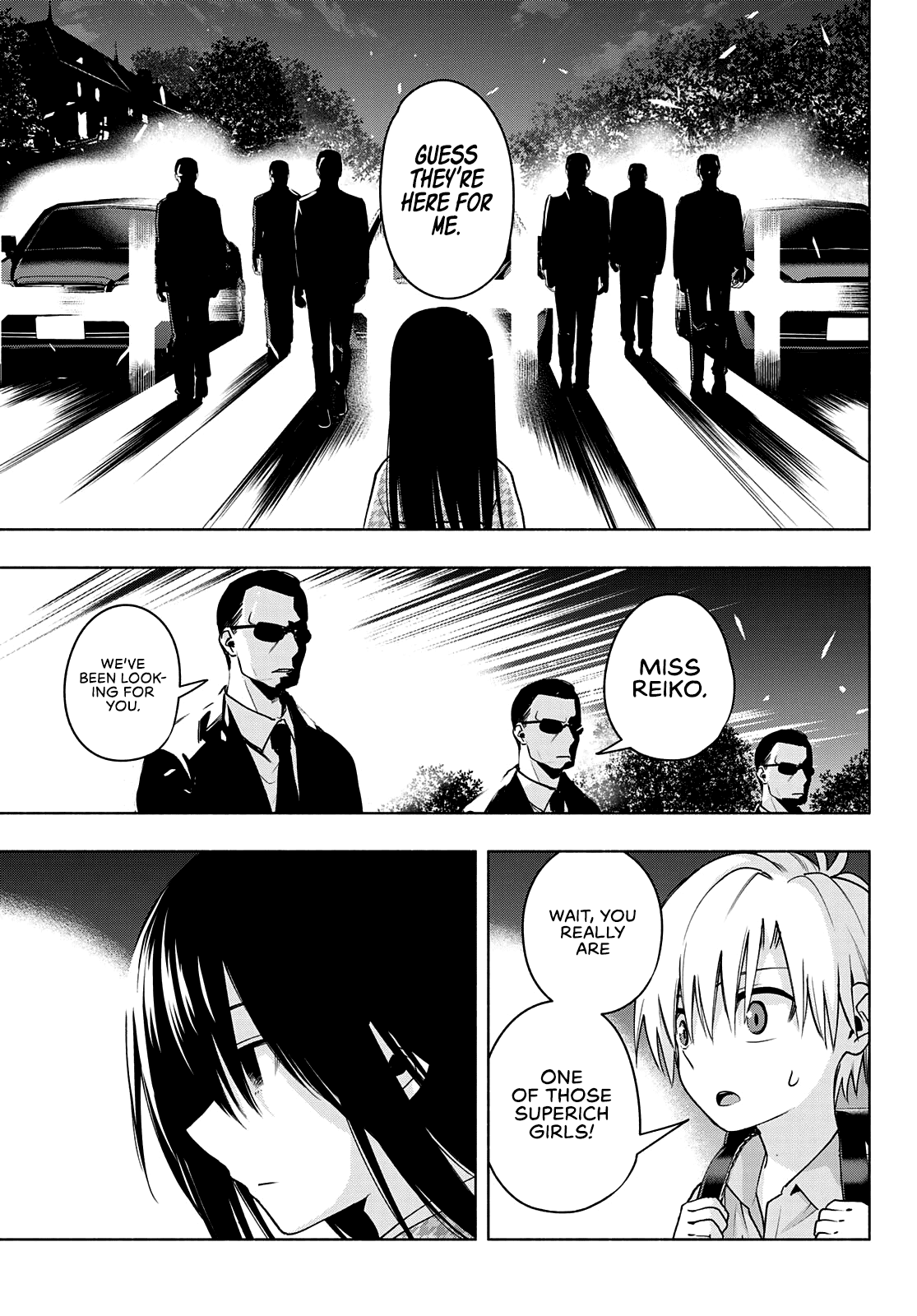 Amagami-san Chi no Enmusubi Chapter 38 page 14 - Chapter 38: The true colors of the night, Inception