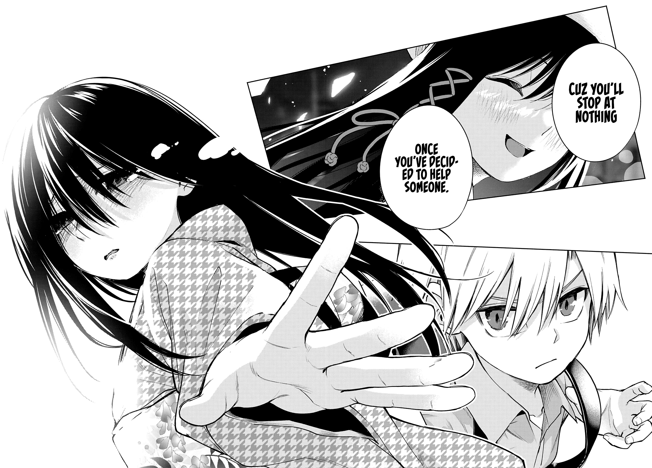 Amagami-san Chi no Enmusubi Chapter 38 page 19 - Chapter 38: The true colors of the night, Inception