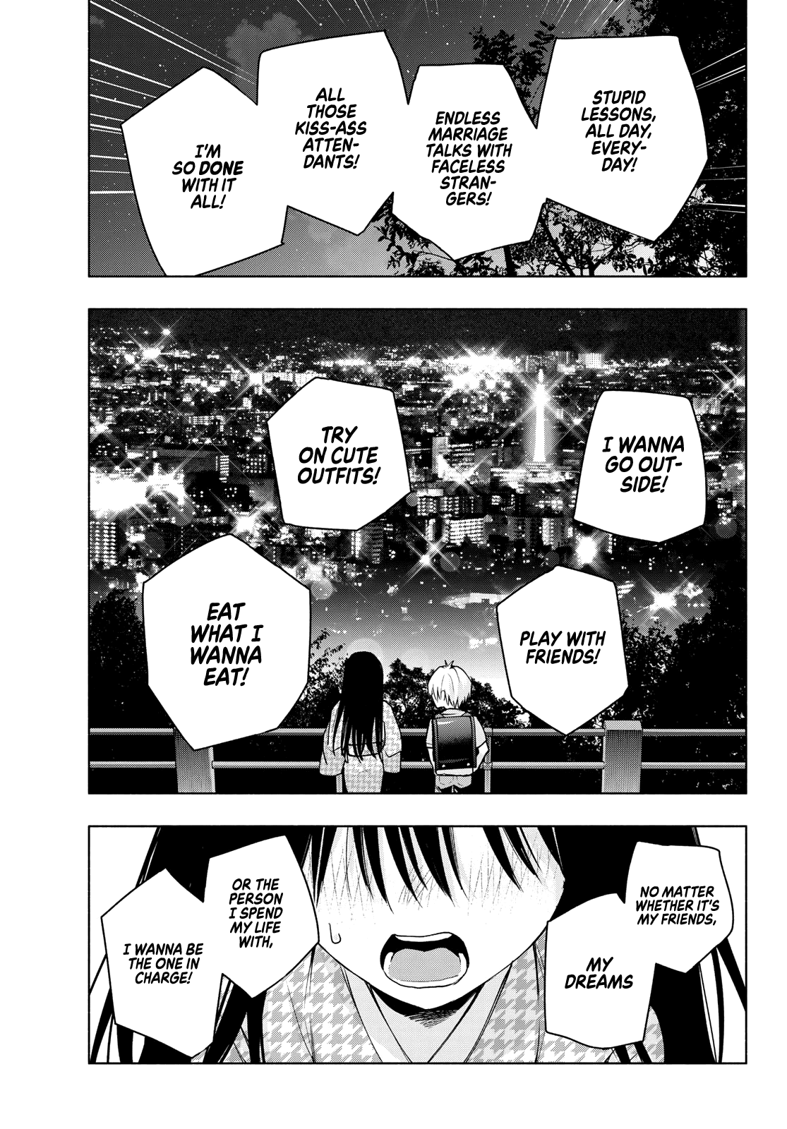 Amagami-san Chi no Enmusubi Chapter 39 page 11 - Chapter 39: The true colors of the night, Fate