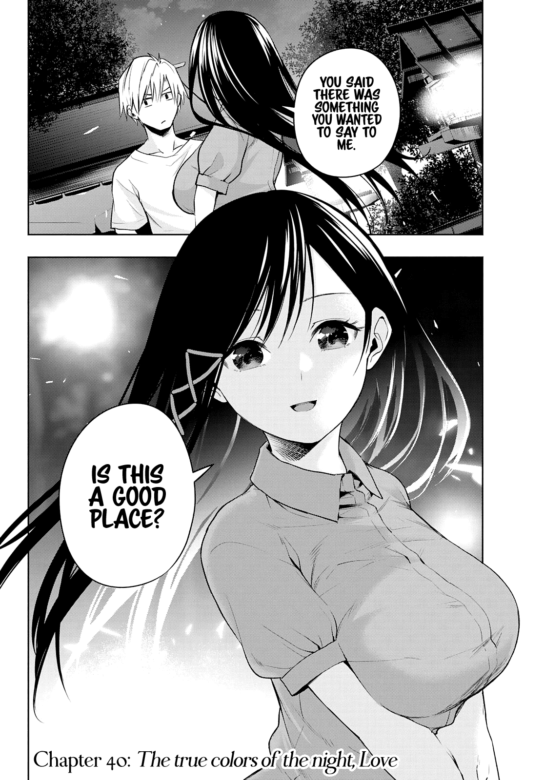 Amagami-san Chi no Enmusubi Chapter 40 page 3 - Chapter 40: The true colors of the night, Love