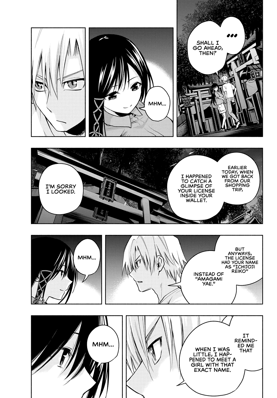 Amagami-san Chi no Enmusubi Chapter 40 page 4 - Chapter 40: The true colors of the night, Love