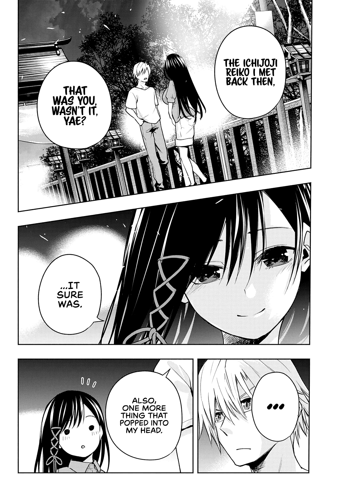 Amagami-san Chi no Enmusubi Chapter 40 page 5 - Chapter 40: The true colors of the night, Love