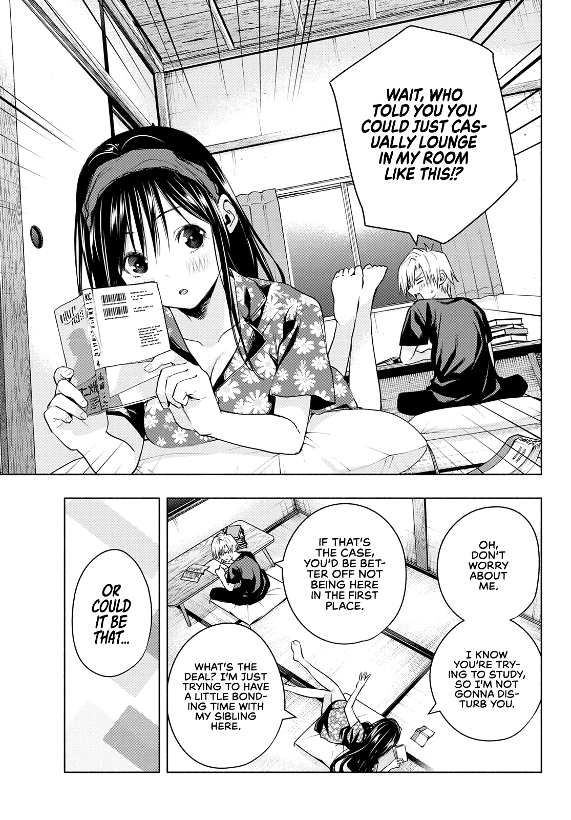 Amagami-san Chi no Enmusubi Chapter 41 page 4 - Chapter 41: A Silent Comedy