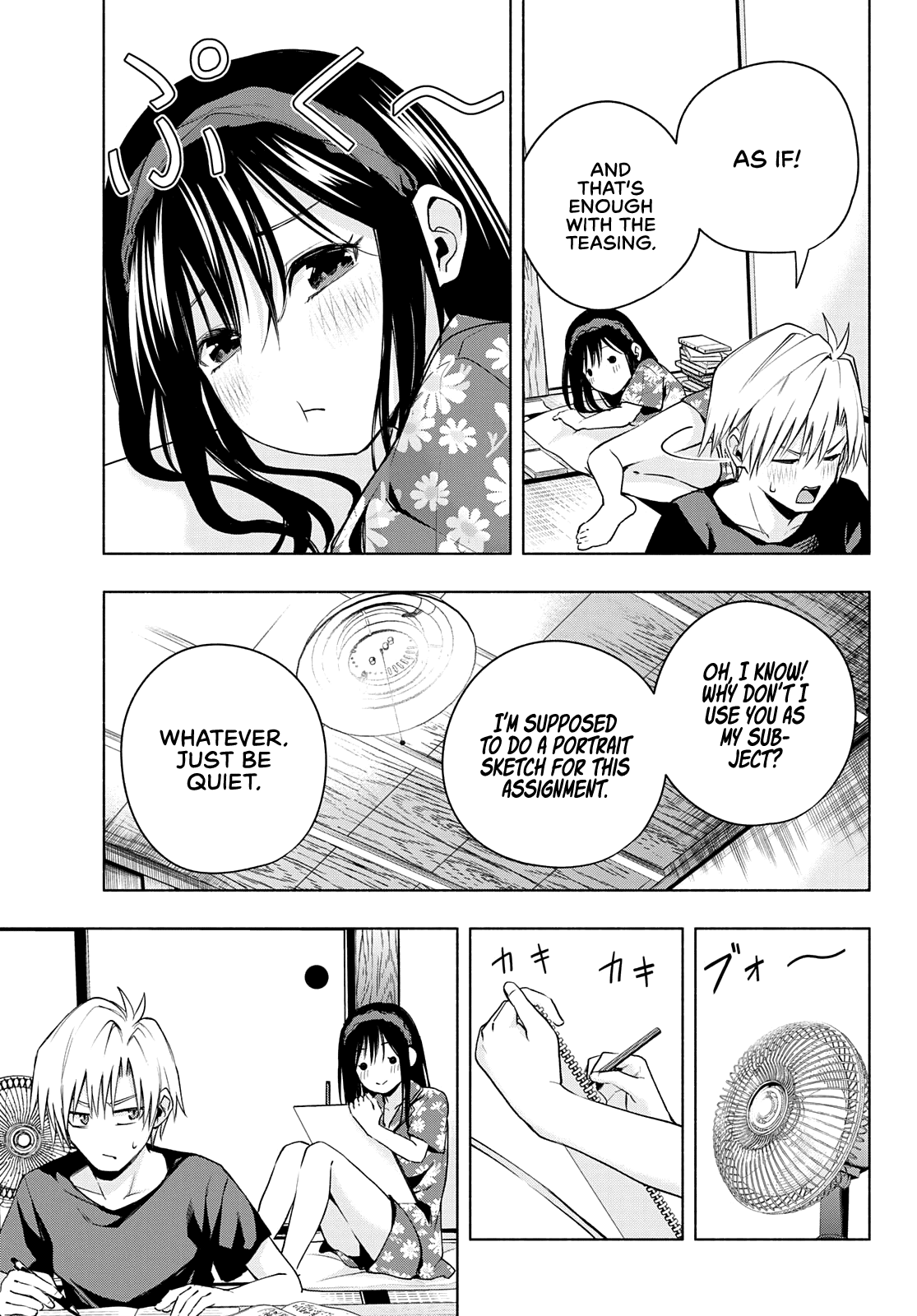 Amagami-san Chi no Enmusubi Chapter 41 page 6 - Chapter 41: A Silent Comedy