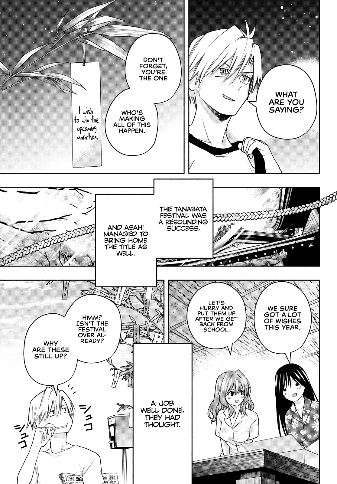 Amagami-san Chi no Enmusubi Chapter 43 page 20 - Chapter 43: The balance of wishes, Return