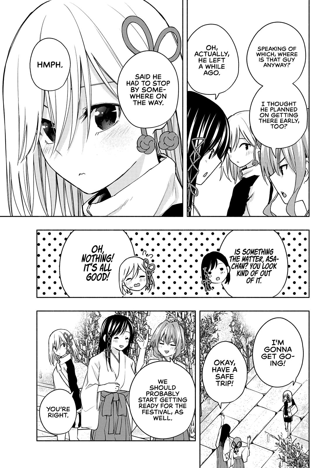 Amagami-san Chi no Enmusubi Chapter 43 page 4 - Chapter 43: The balance of wishes, Return