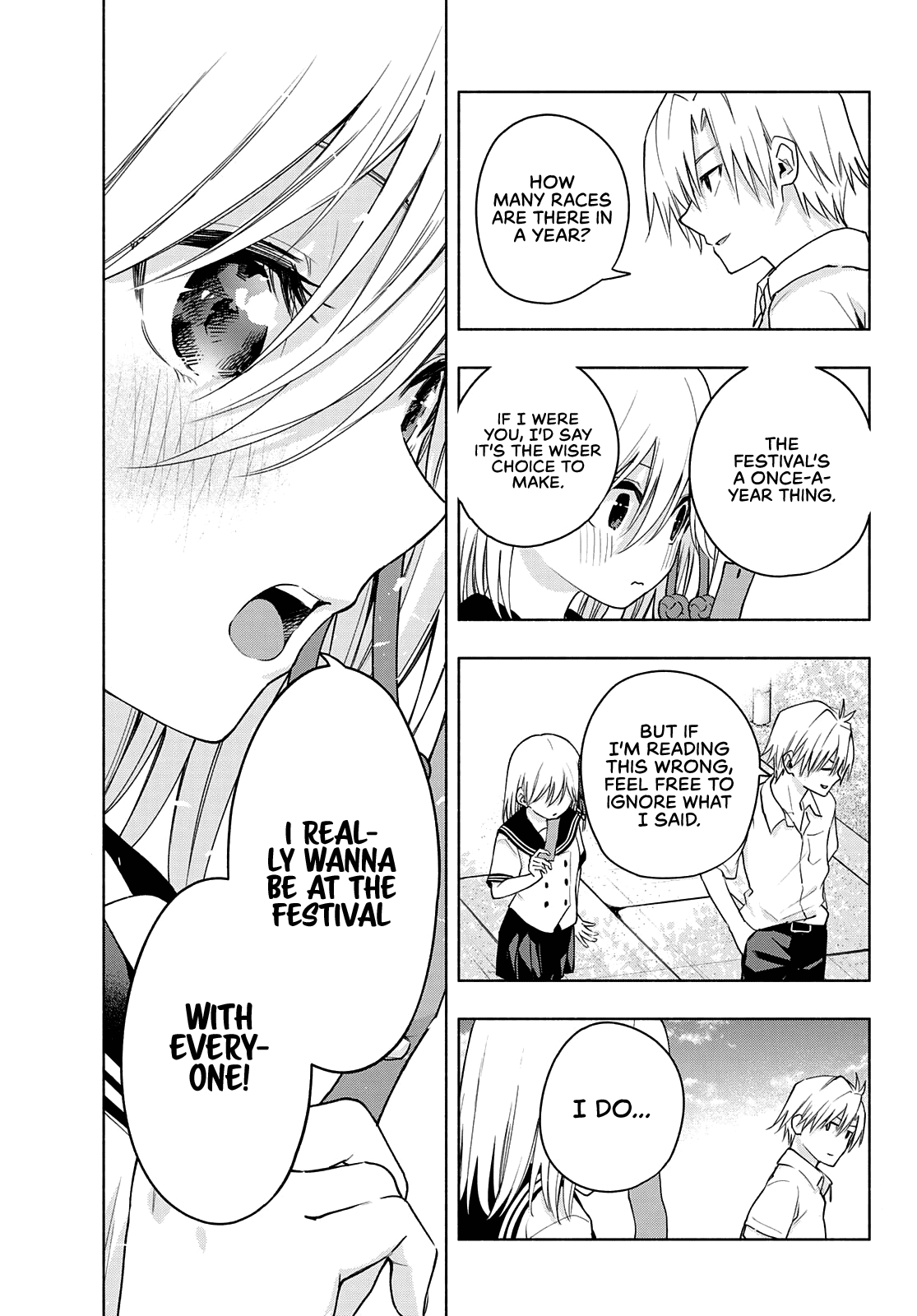 Amagami-san Chi no Enmusubi Chapter 44 page 16 - Chapter 44: The balance of wishes, Rewind