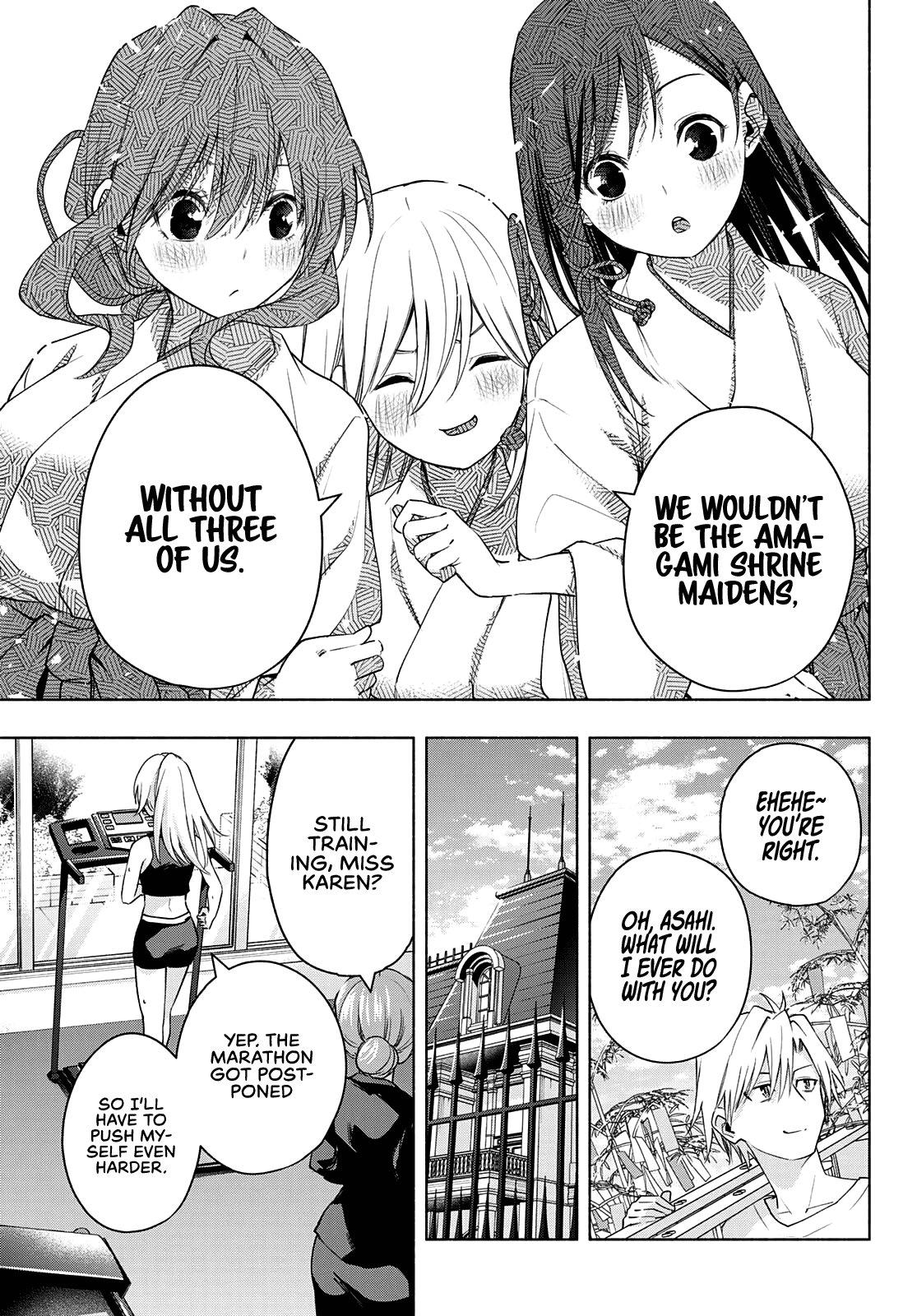 Amagami-san Chi no Enmusubi Chapter 44 page 19 - Chapter 44: The balance of wishes, Rewind