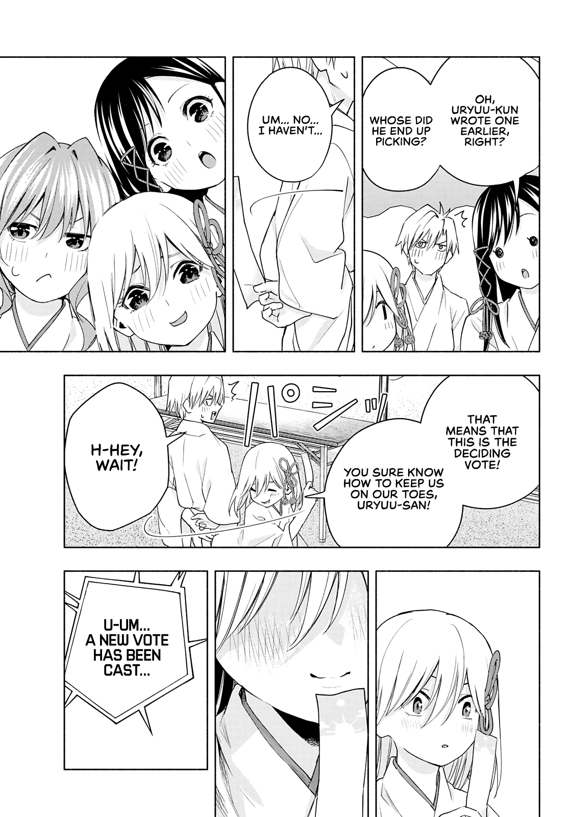 Amagami-san Chi no Enmusubi Chapter 45 page 14 - Chapter 45: The balance of wishes, Choice