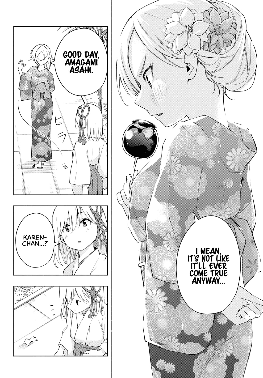 Amagami-san Chi no Enmusubi Chapter 45 page 19 - Chapter 45: The balance of wishes, Choice