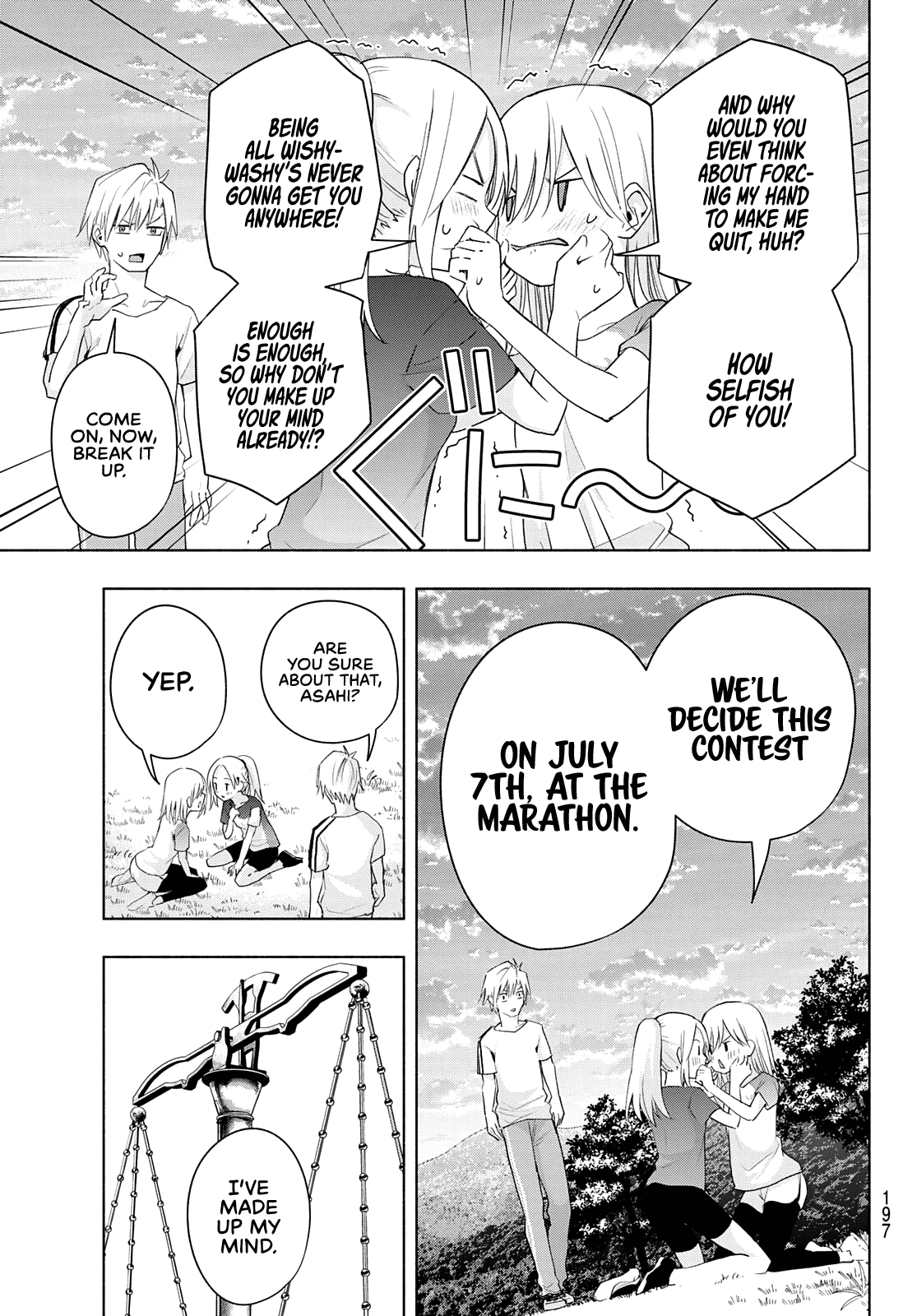 Amagami-san Chi no Enmusubi Chapter 47 page 17 - Chapter 47: The balance of wishes, Decision.