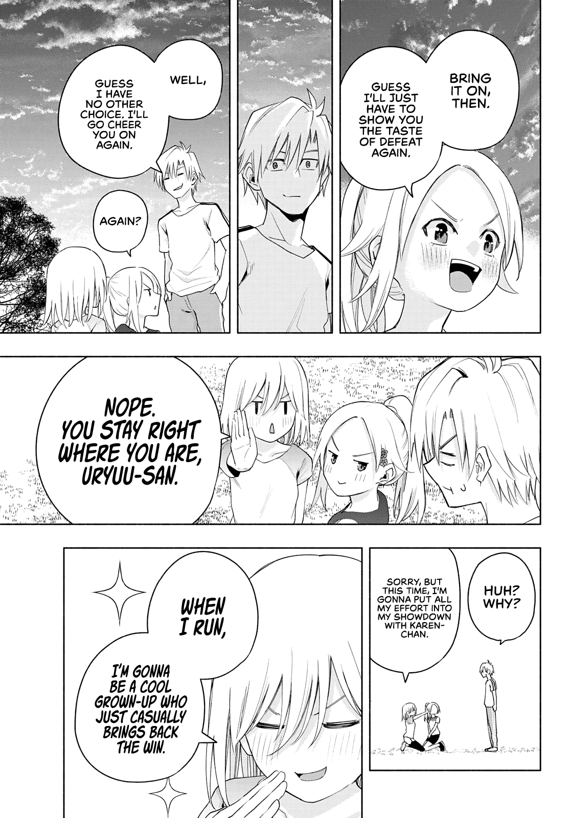 Amagami-san Chi no Enmusubi Chapter 47 page 19 - Chapter 47: The balance of wishes, Decision.
