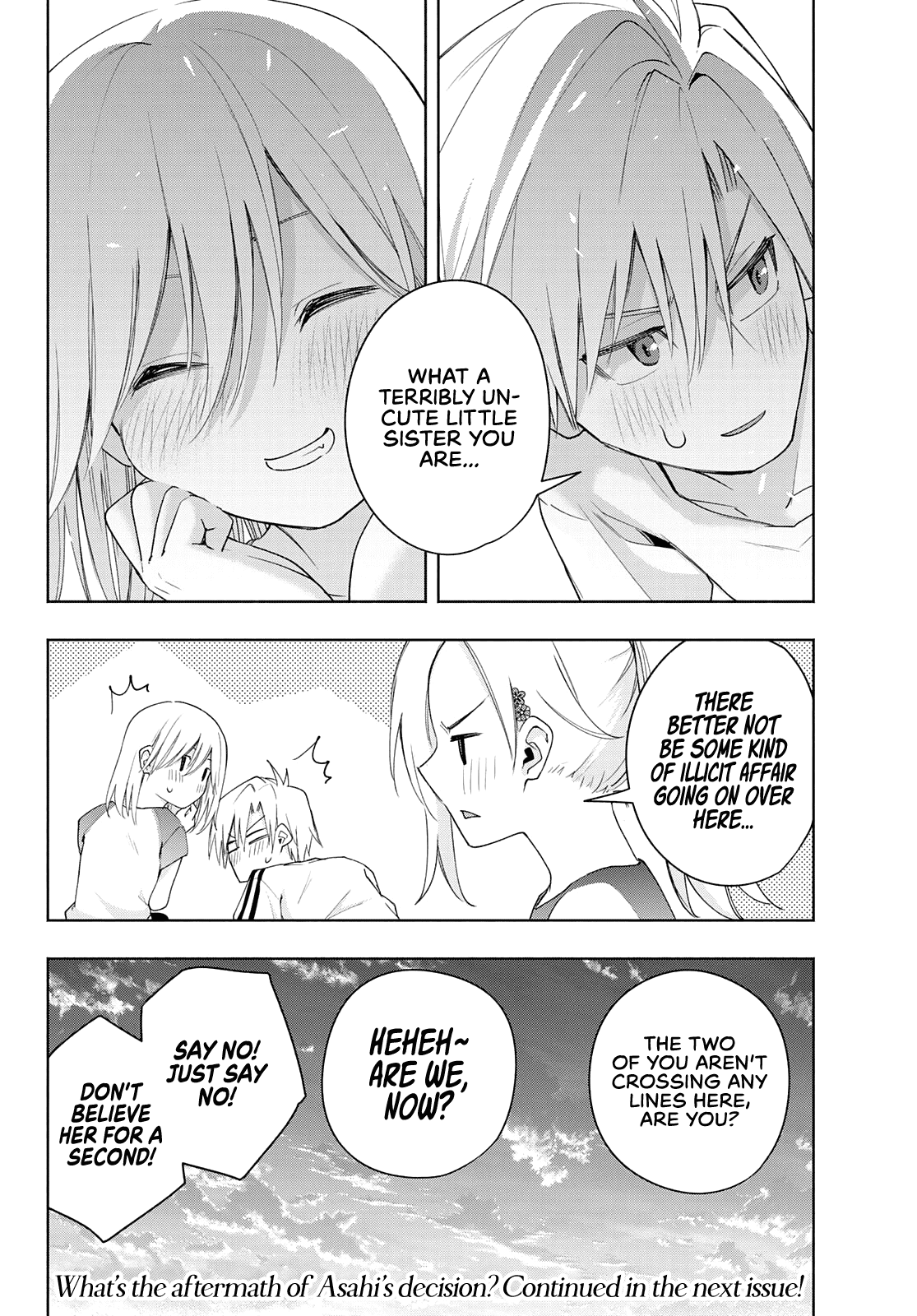 Amagami-san Chi no Enmusubi Chapter 47 page 22 - Chapter 47: The balance of wishes, Decision.