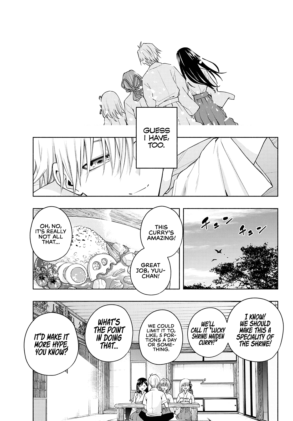 Amagami-san Chi no Enmusubi Chapter 51 page 18 - Chapter 51: A divine farewell.