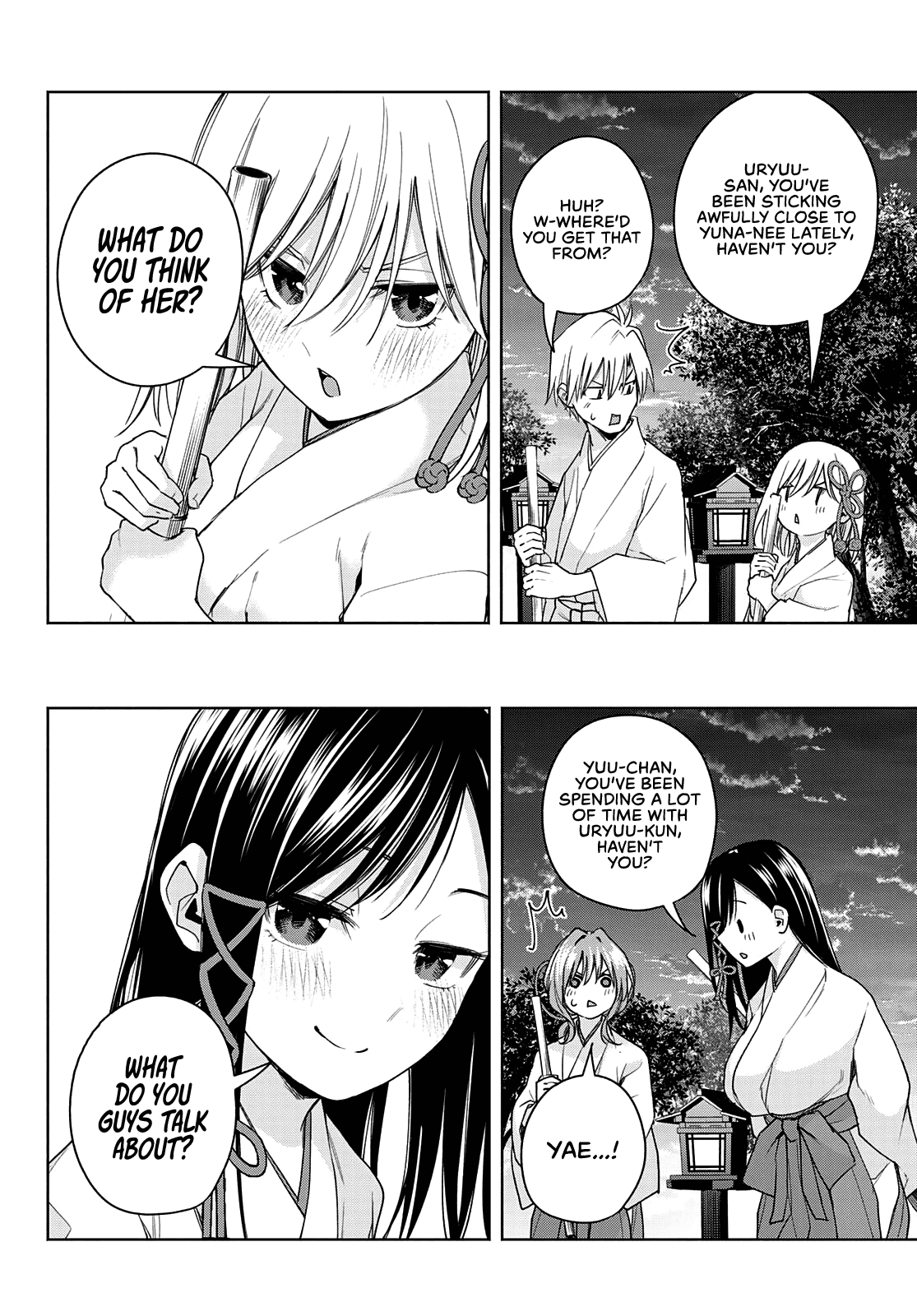 Amagami-san Chi no Enmusubi Chapter 58 page 13 - Chapter 58: A damsel’s hide and seek, Troubles
