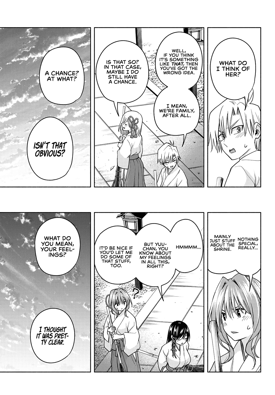 Amagami-san Chi no Enmusubi Chapter 58 page 14 - Chapter 58: A damsel’s hide and seek, Troubles