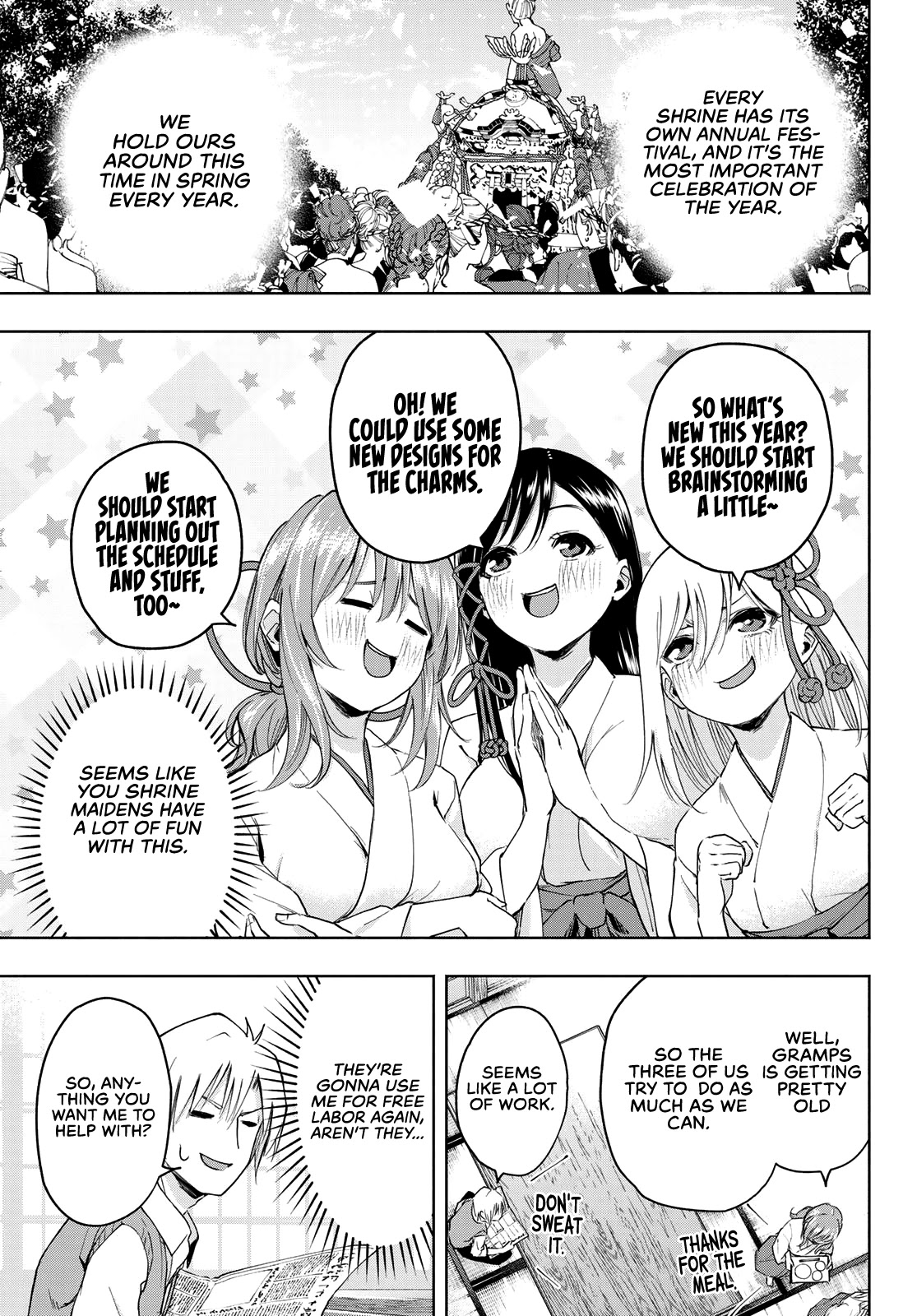 Amagami-san Chi no Enmusubi Chapter 6 page 8 - Chapter 6: Amagami Shrine Annual Festival, Part 1