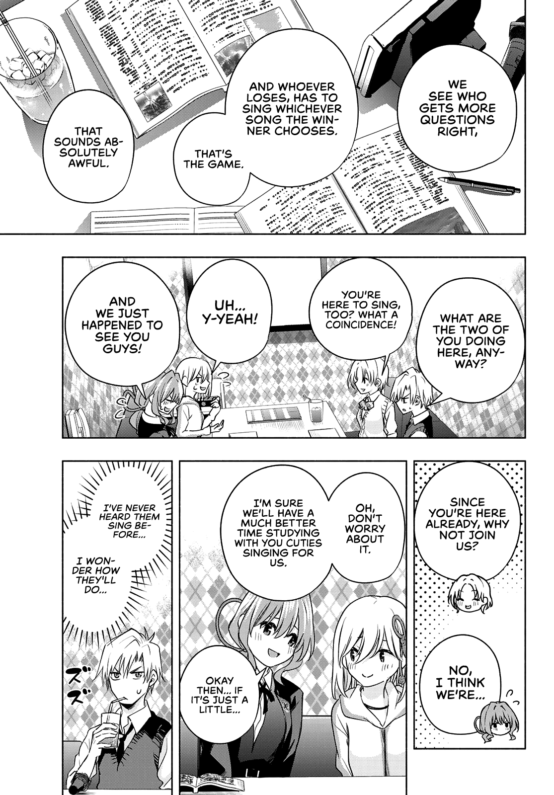 Amagami-san Chi no Enmusubi Chapter 71 page 13 - Chapter 71: Erratic Divas