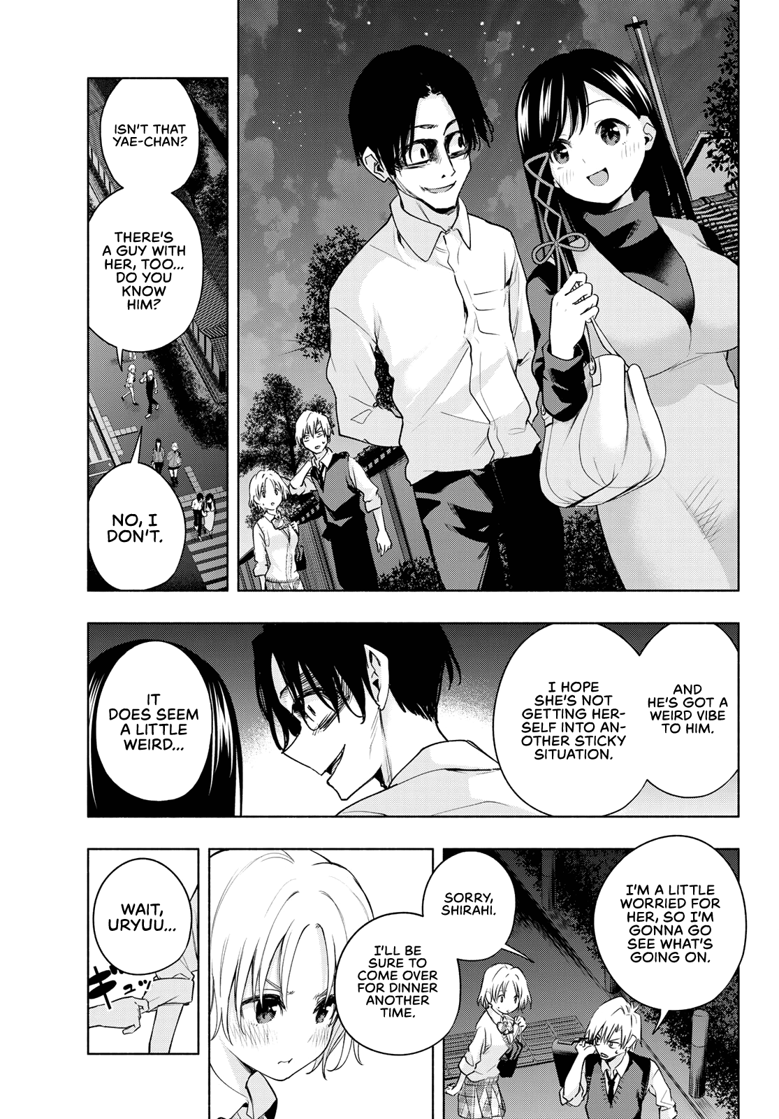 Amagami-san Chi no Enmusubi Chapter 72 page 4 - Chapter 72: Darker wishes
