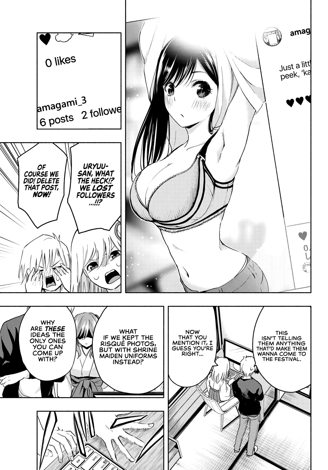 Amagami-san Chi no Enmusubi Chapter 8 page 10 - Chapter 8: Amagami Shrine Annual Festival, Part 3