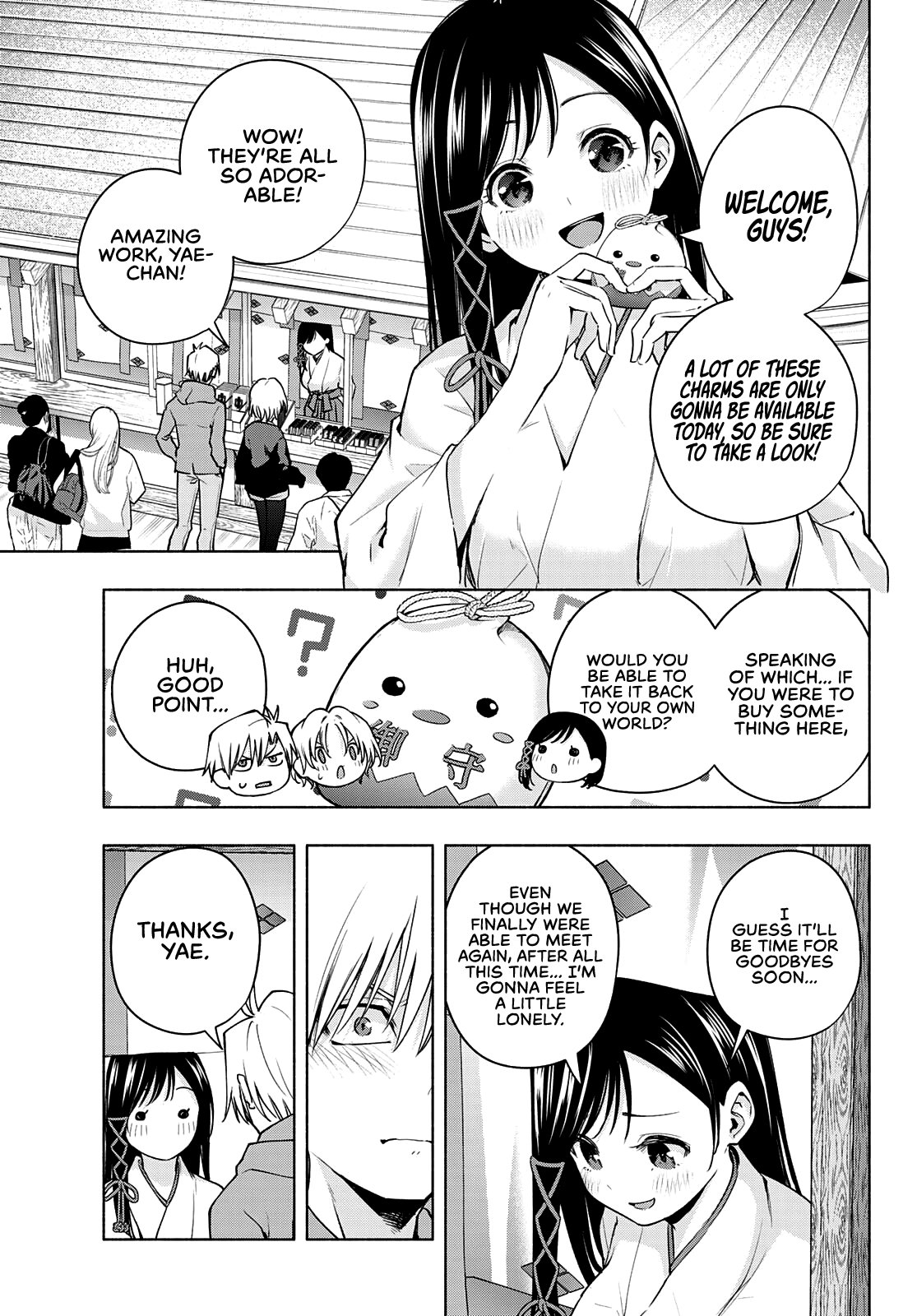 Amagami-san Chi no Enmusubi Chapter 80 page 11 - Chapter 80: A daytime mirage, Thoughts