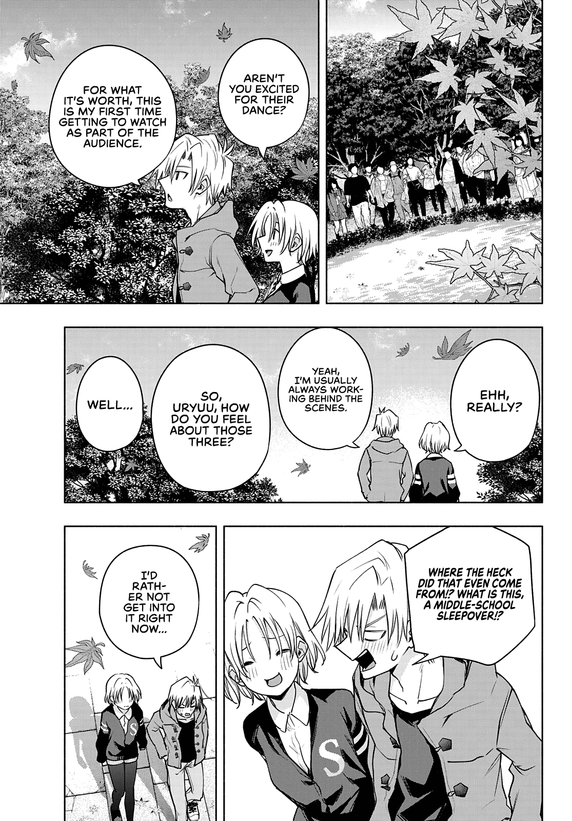 Amagami-san Chi no Enmusubi Chapter 80 page 15 - Chapter 80: A daytime mirage, Thoughts