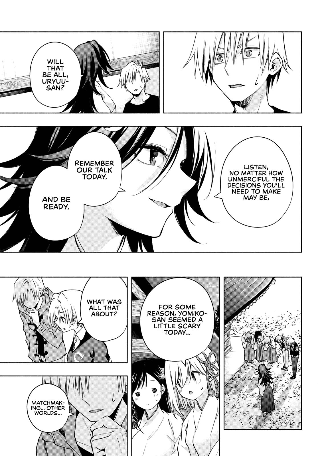 Amagami-san Chi no Enmusubi Chapter 81 page 17 - Chapter 81: A daytime mirage, Worlds