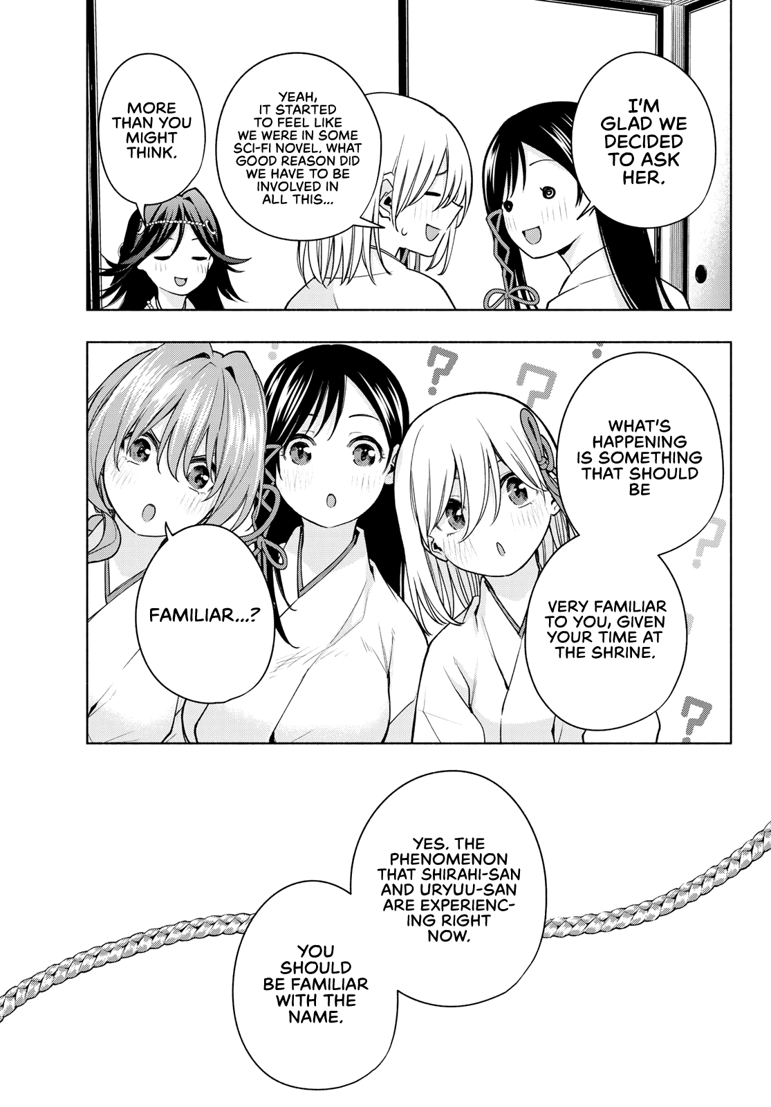 Amagami-san Chi no Enmusubi Chapter 81 page 4 - Chapter 81: A daytime mirage, Worlds