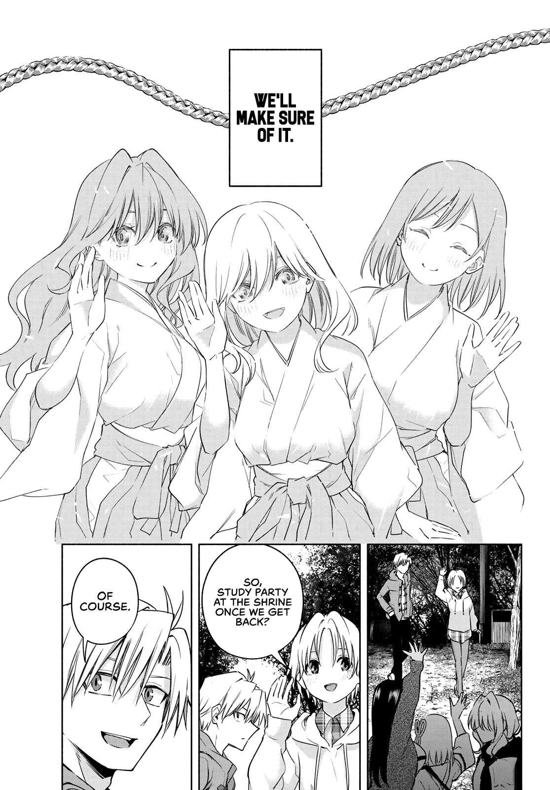 Amagami-san Chi no Enmusubi Chapter 82 page 6 - Chapter 82: A daytime mirage, Departures