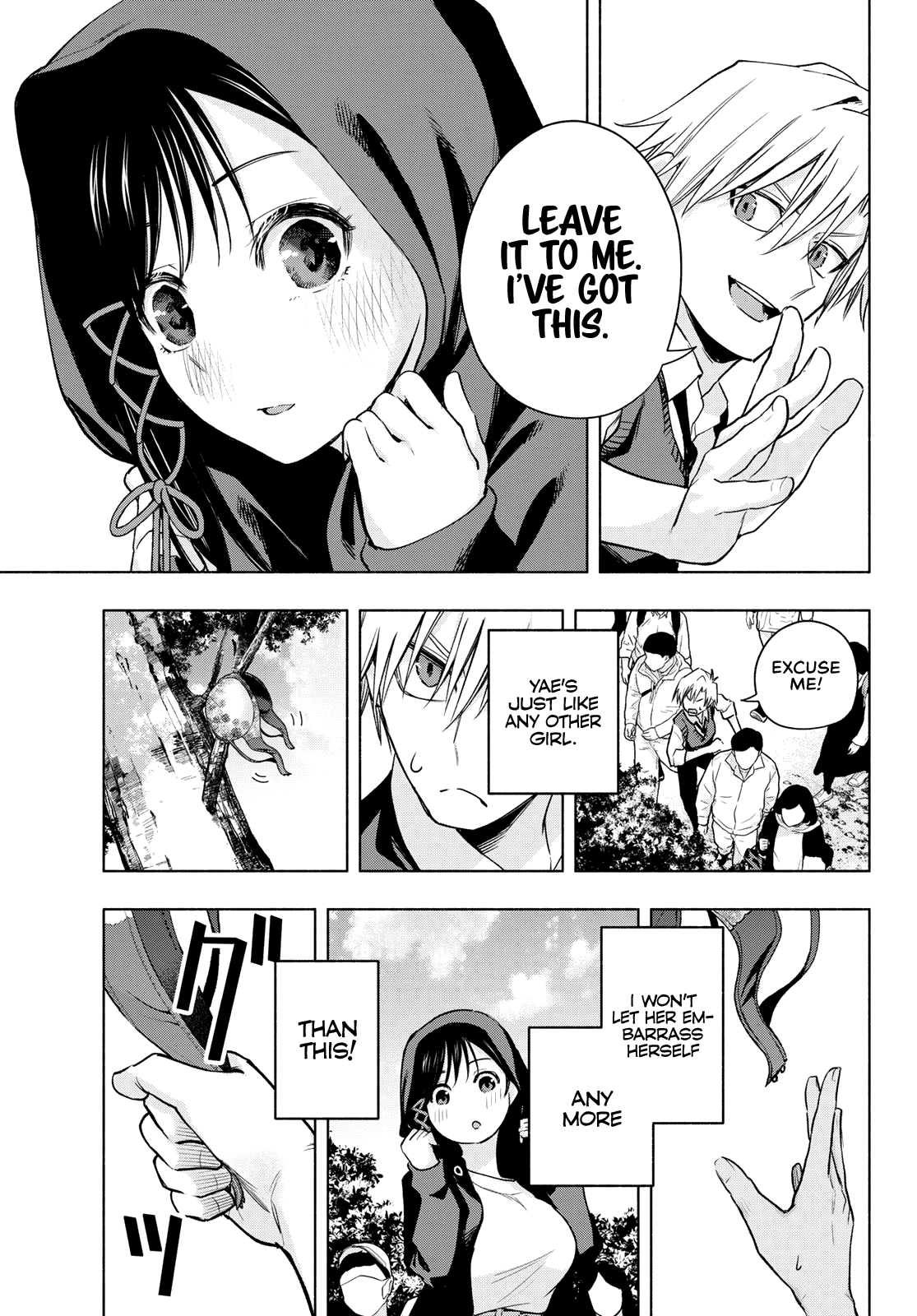 Amagami-san Chi no Enmusubi Chapter 85 page 12 - Chapter 85: The flying brassiere