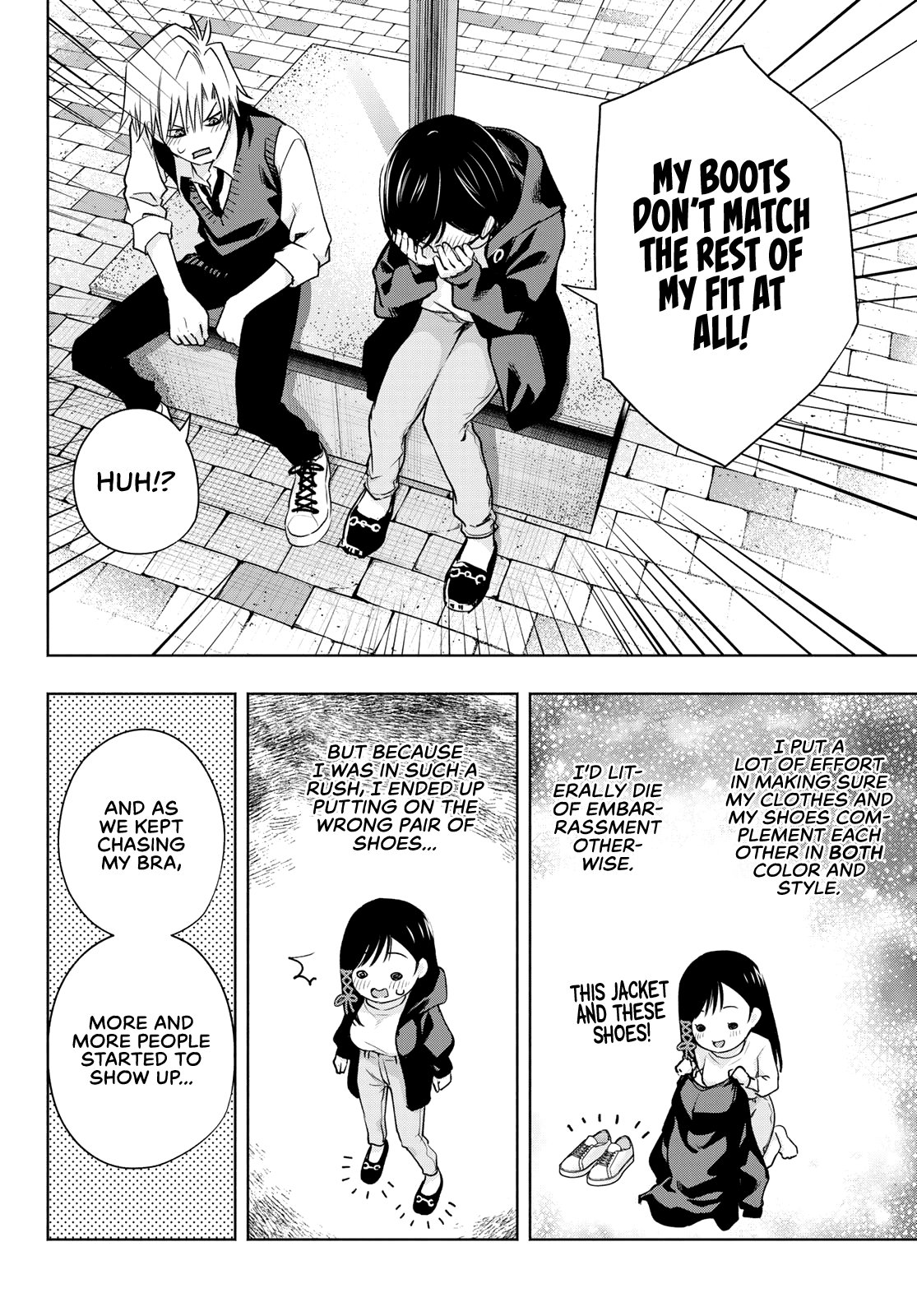 Amagami-san Chi no Enmusubi Chapter 85 page 17 - Chapter 85: The flying brassiere