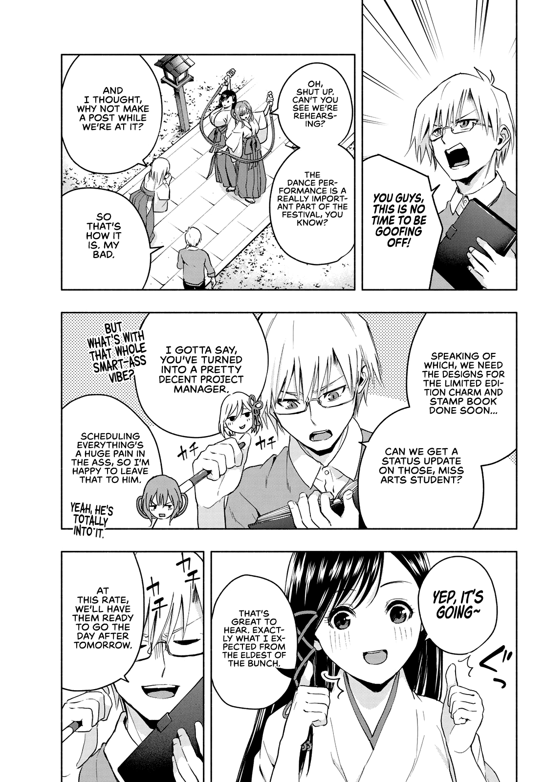 Amagami-san Chi no Enmusubi Chapter 9 page 4 - Chapter 9: Amagami Shrine Annual Festival, Part 4