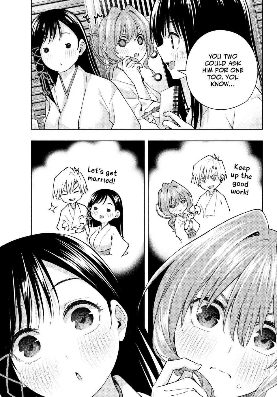 Amagami-san Chi no Enmusubi Chapter 97 page 5 - Chapter 97: Three Paths Forward (Part V)